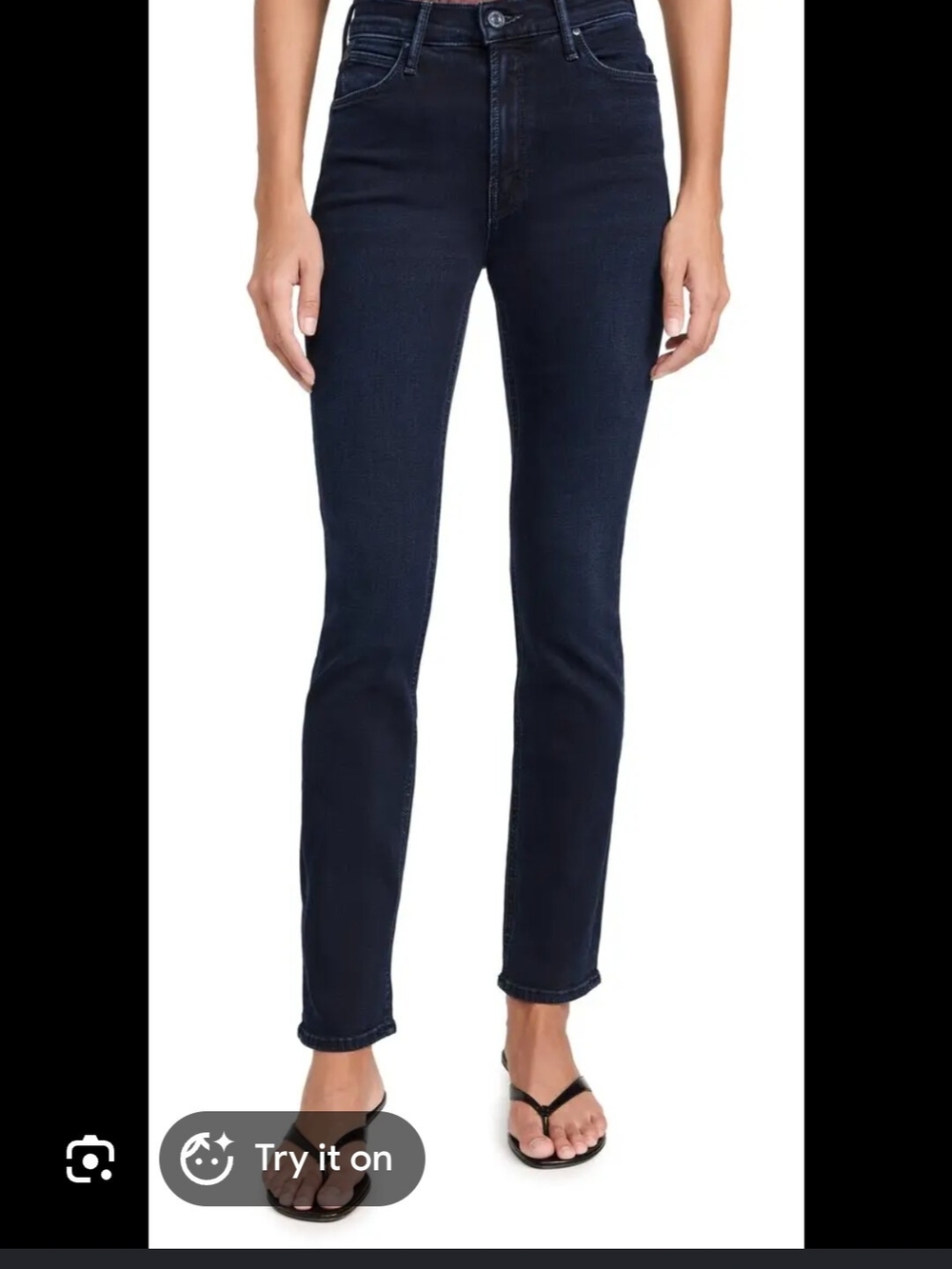 MOTHER Jeans Mid Rise Dazzler Ankle Indigo